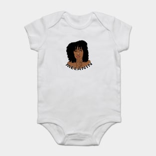 Afro Woman Melanin, Black Girl Magic Baby Bodysuit